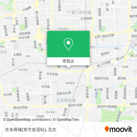 京东商城(东方友谊站)地图
