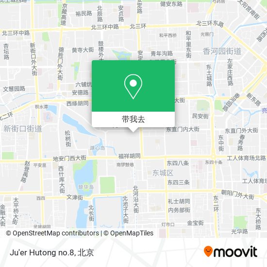 Ju'er Hutong no.8地图