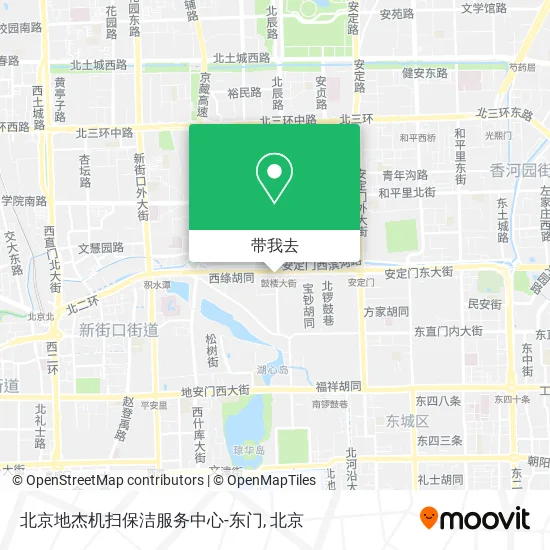 北京地杰机扫保洁服务中心-东门地图