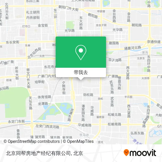北京同帮房地产经纪有限公司地图