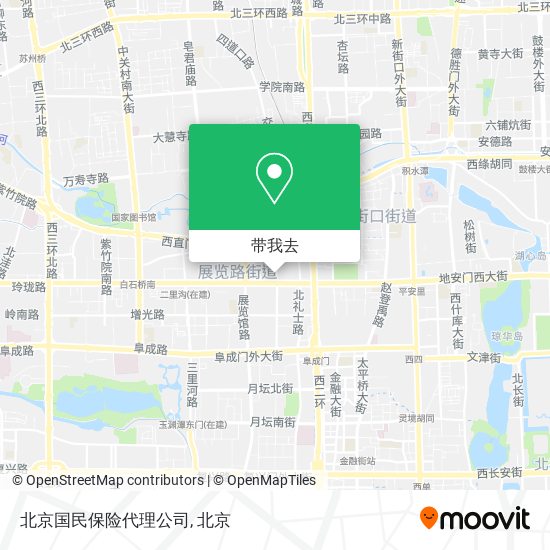 北京国民保险代理公司地图