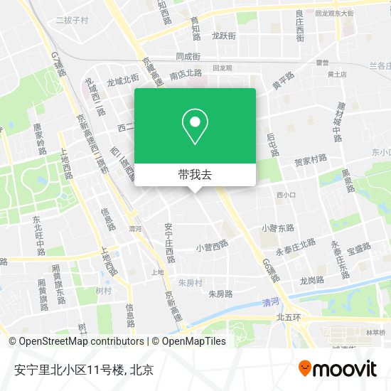 安宁里北小区11号楼地图