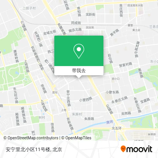 安宁里北小区11号楼地图