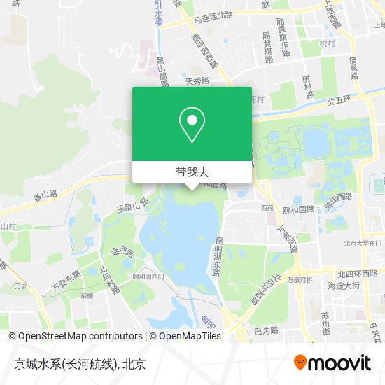 京城水系(长河航线)地图
