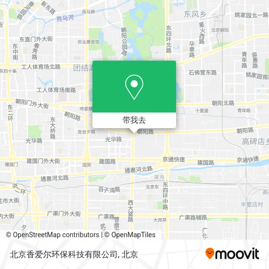 北京香爱尔环保科技有限公司地图