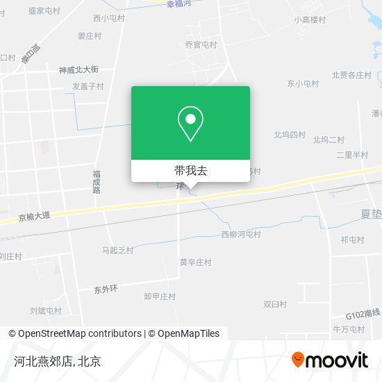 河北燕郊店地图
