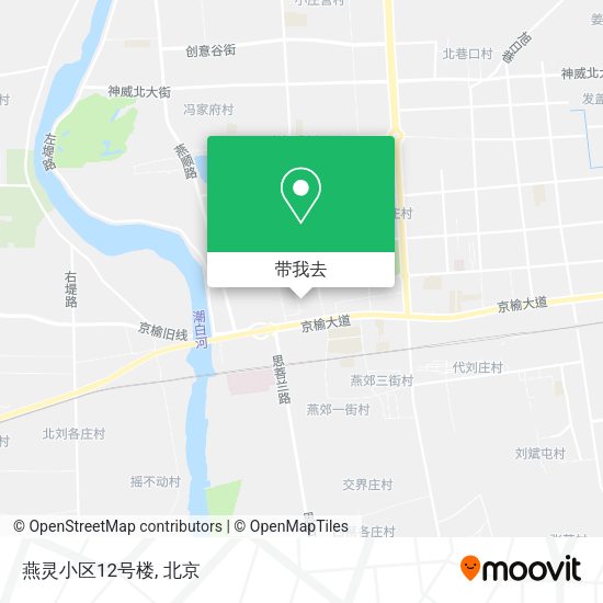 燕灵小区12号楼地图