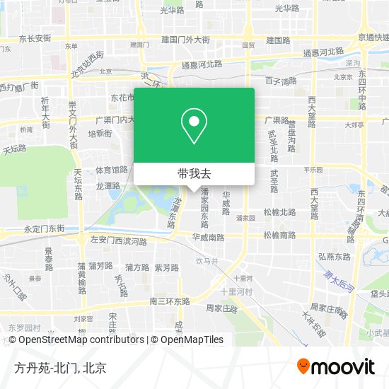 方丹苑-北门地图