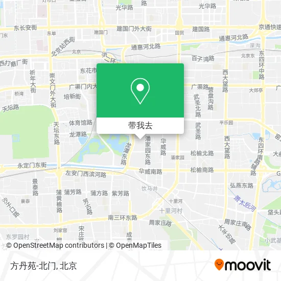 方丹苑-北门地图