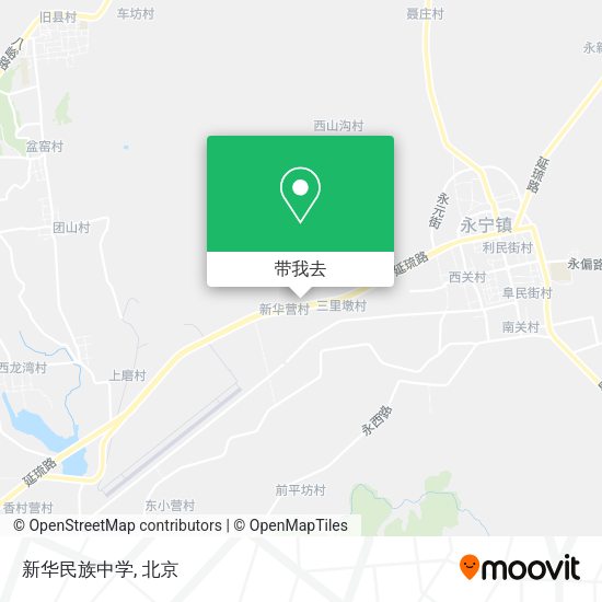 新华民族中学地图