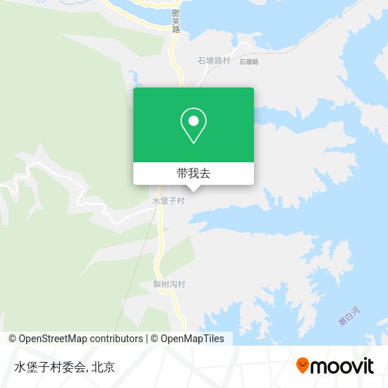 水堡子村委会地图