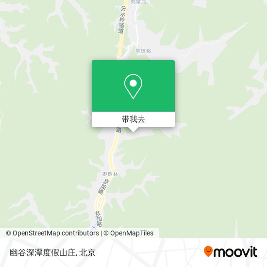 幽谷深潭度假山庄地图