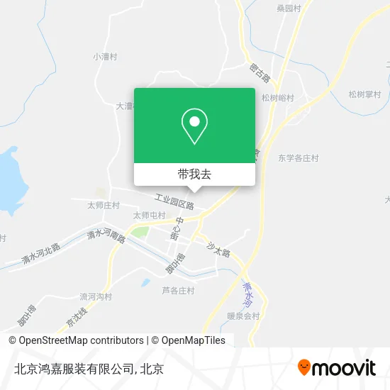 北京鸿嘉服装有限公司地图
