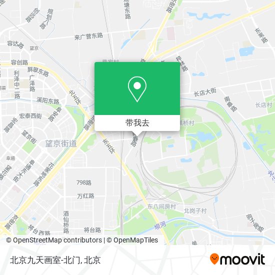 北京九天画室-北门地图