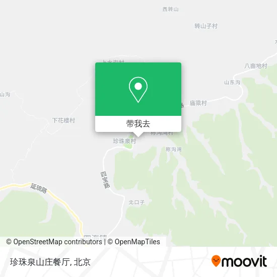 珍珠泉山庄餐厅地图