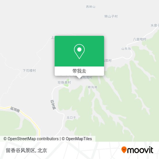 留香谷风景区地图