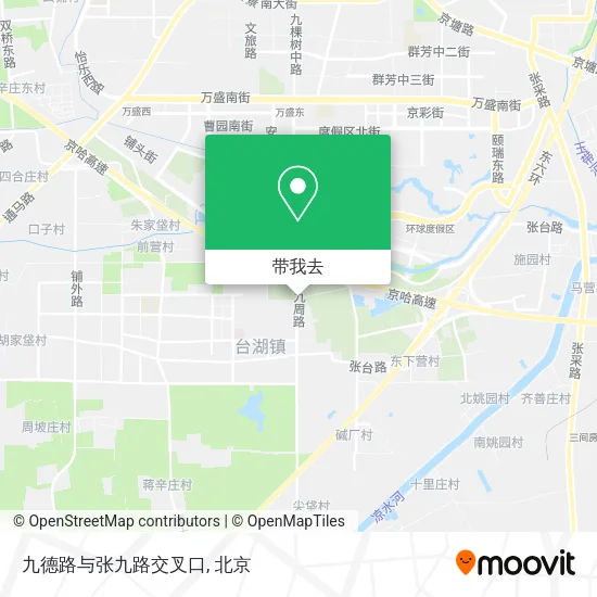 九德路与张九路交叉口地图