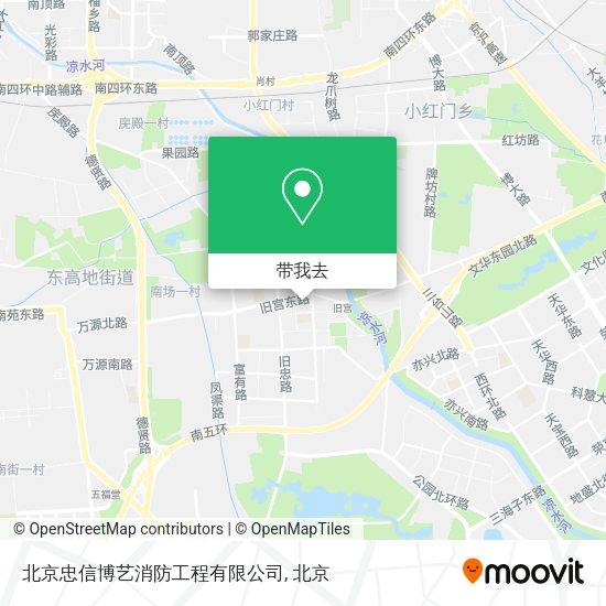 北京忠信博艺消防工程有限公司地图
