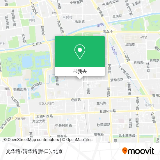光华路/清华路(路口)地图