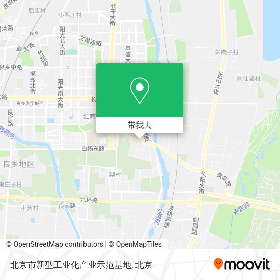 北京市新型工业化产业示范基地地图