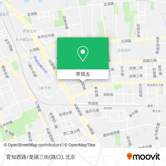 育知西路/龙禧三街(路口)地图