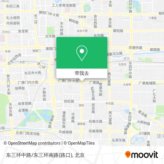 东三环中路/东三环南路(路口)地图