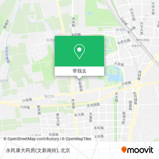 永民康大药房(文新南街)地图