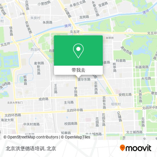 北京洪堡德语培训地图