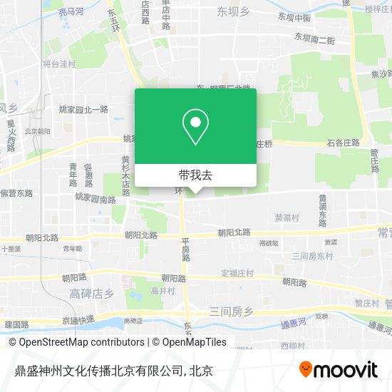 鼎盛神州文化传播北京有限公司地图