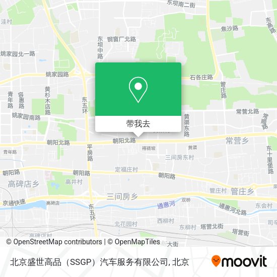 北京盛世高品（SSGP）汽车服务有限公司地图
