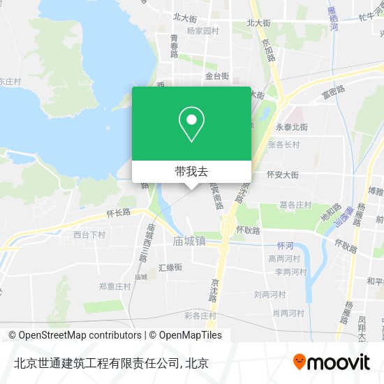 北京世通建筑工程有限责任公司地图