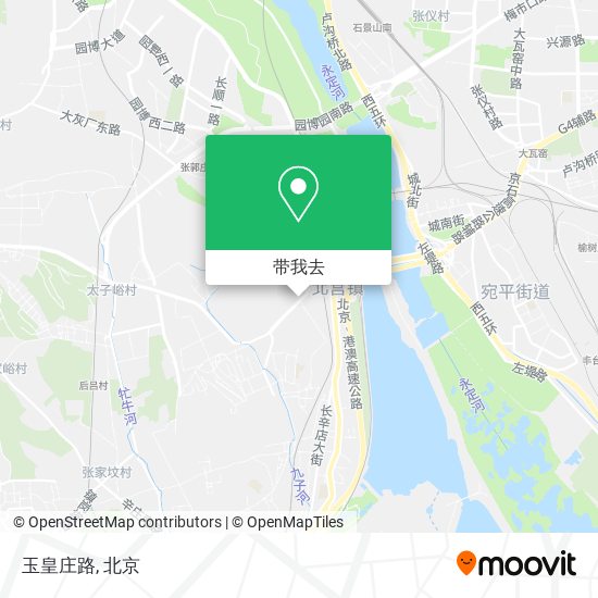 玉皇庄路地图