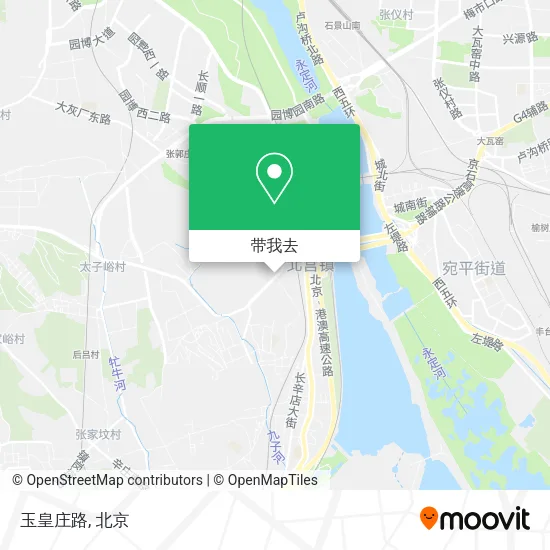玉皇庄路地图