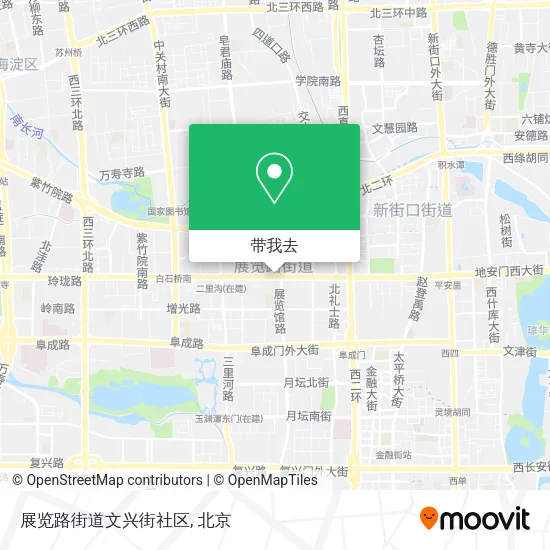 展览路街道文兴街社区地图