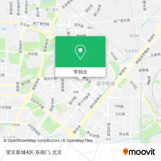 望京新城4区-东南门地图