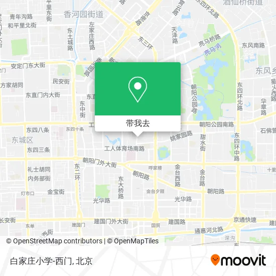 白家庄小学-西门地图