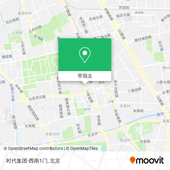 时代集团-西南1门地图