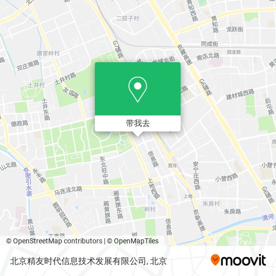 北京精友时代信息技术发展有限公司地图