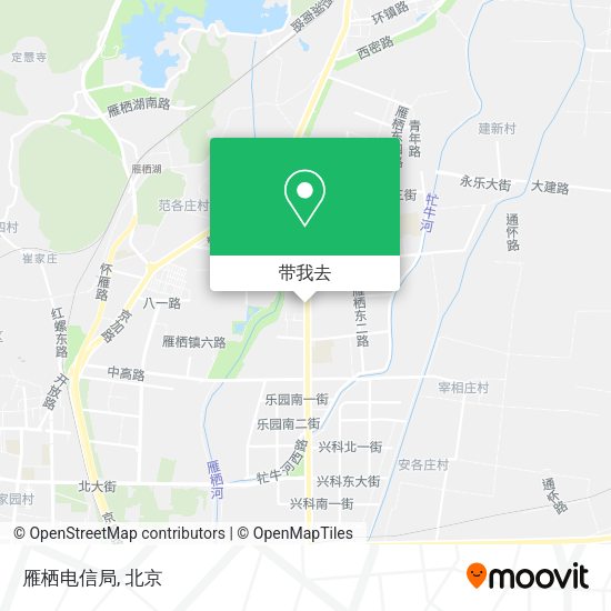 雁栖电信局地图