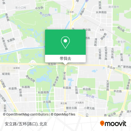 安立路/五环(路口)地图