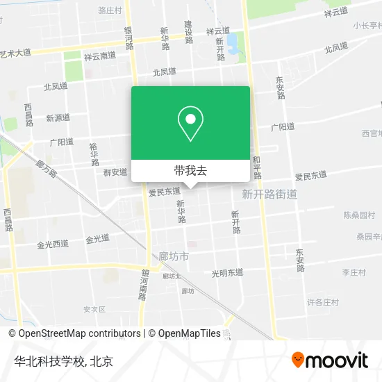 华北科技学校地图