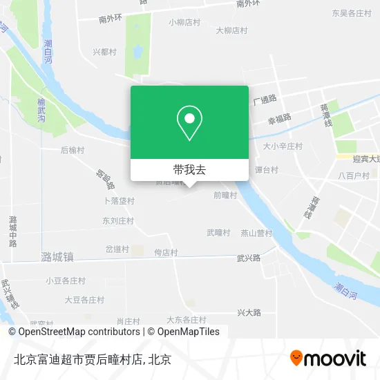 北京富迪超市贾后疃村店地图