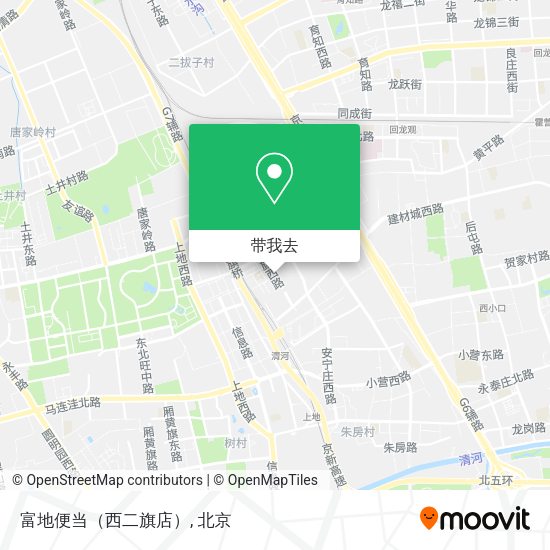 富地便当（西二旗店）地图