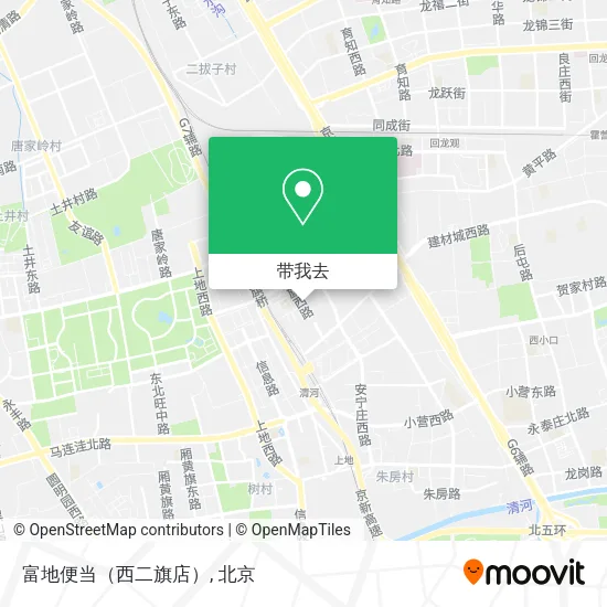 富地便当（西二旗店）地图