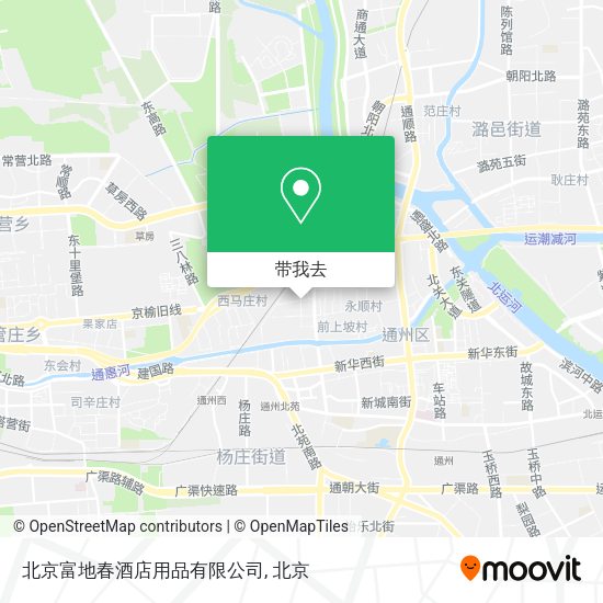 北京富地春酒店用品有限公司地图