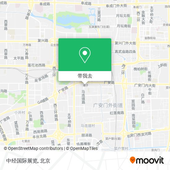 中经国际展览地图