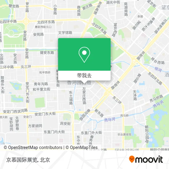 京慕国际展览地图