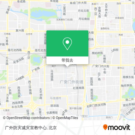 广外防灾减灾宣教中心地图