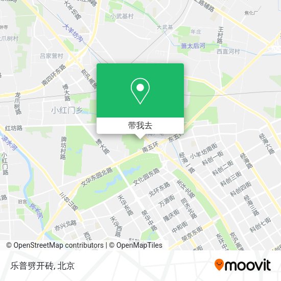 乐普劈开砖地图