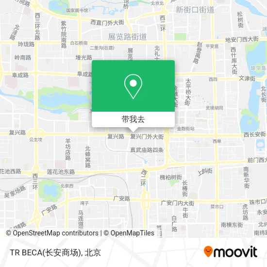 TR BECA(长安商场)地图